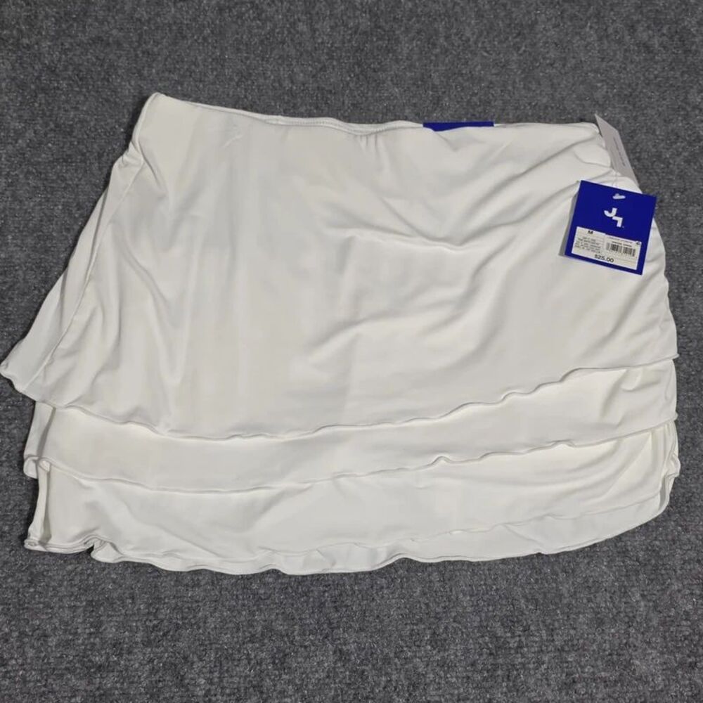 JoyLab Women’s White Layered Ruffle Skort